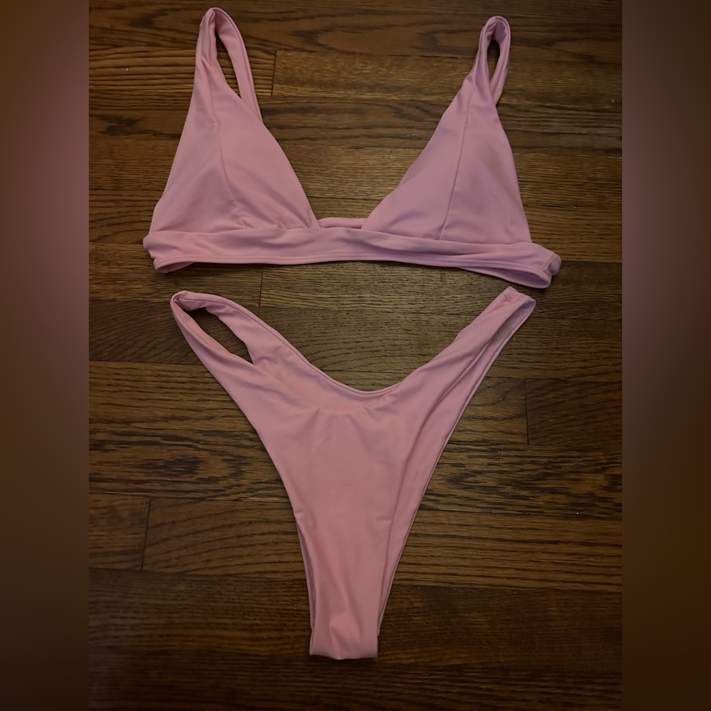 Pink bikini
